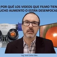 ¿Porqué los videos que filmo tienen mucho aumento o salen desenfocados?